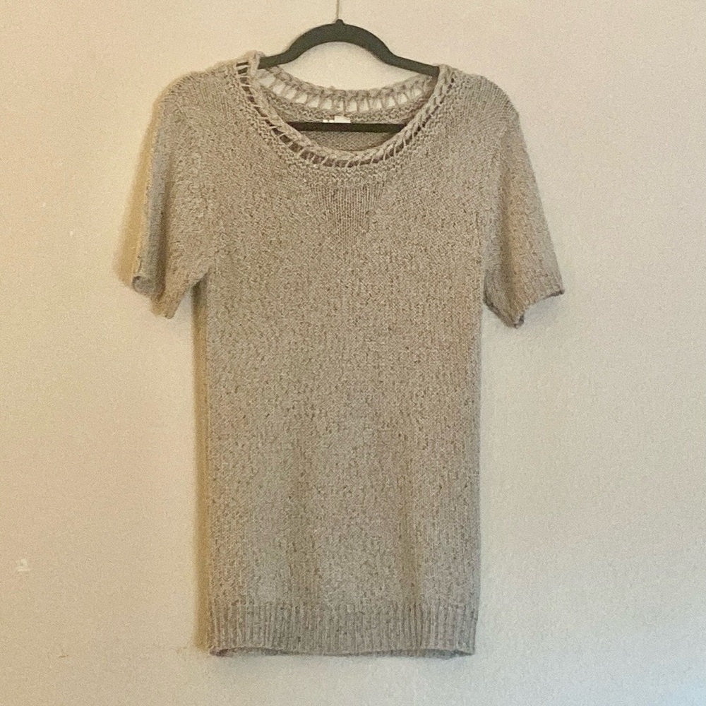 Anthropologie Moth Short Sleeve Sweater, Size XS